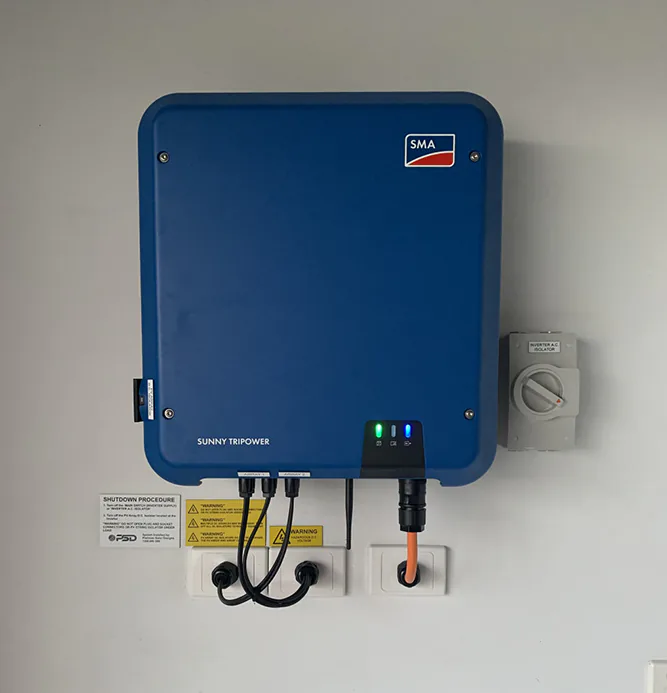 SMA blue install Canberra Solar Inverter Install Illawarra