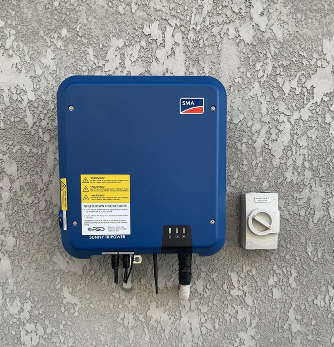SMA blue install Solar Inverter Install Illawarra