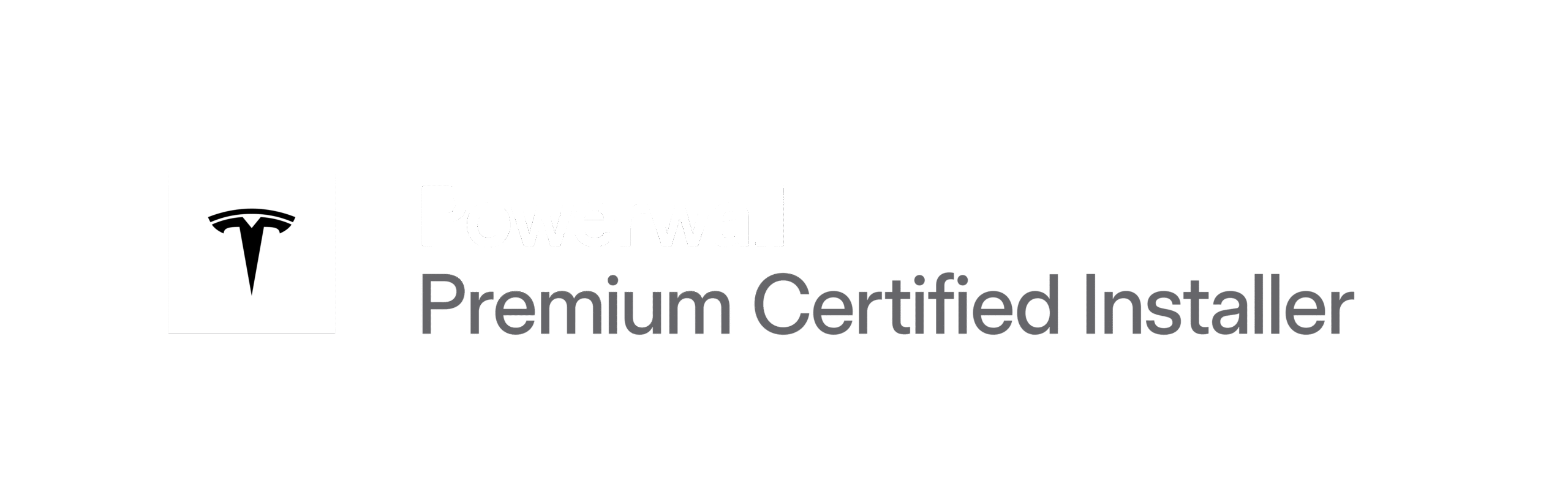 T3_Powerwall Certified Premium Installer_W T3 Powerwall Certified Premium Installer W
